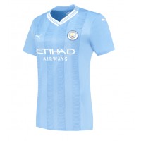 Manchester City Erling Haaland #9 Domáci Ženy futbalový dres 2024-25 Krátky Rukáv